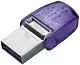 Flash USB Kingston DataTraveler microDuo 3C 128GB, violet