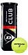 Minge pentru tenis Dunlop Tennis Balls 3buc., galben