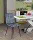 Стул Mebel Elite Robin, серый/черный