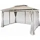 Pavilion de grădină GardenLine TUN0372 3x4x2.65m, bej