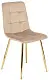Scaun Mebel Elite York, cremă/auriu