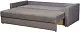 Canapea Modern Flint 2 Asti 19/Classic 04, gri închis/alb/negru