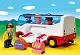 Set jucării Playmobil Airport Shuttle Bus 1.2.3