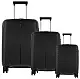 Set de valize CCS 5224 Set, negru