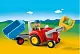 Set jucării Playmobil Tractor with Trailer