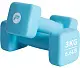 Halteră Pure Neopren Dumbbell Set 2x3kg, albastru deschis pe tehnoparc.md Halteră Pure Neopren Dumbbell Set 2x3kg, albastru deschis
