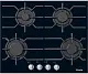 Газовая панель Miele KM 3010, черный