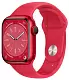 Умные часы Apple Watch Series 8 GPS 45мм, корпус из алюминия, спортивный ремешок красный