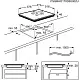 Plită incorporabilă cu inducție AEG IAE64413XB, negru