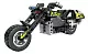 Set de construcție XTech Pull Back Motorbike, 183 pcs, negru