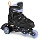 Роликовые коньки Spokey Quattro 4in1 38-41 (943431), черный/фиолетовый на tehnoparc.md Роликовые коньки Spokey Quattro 4in1 38-41 (943431), черный/фиолетовый