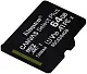 Карта памяти Kingston microSD Class 10 A1 UHS-I, 64GB