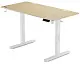 Письменный стол SENSE7 Nojo 120x60, белая сосна