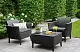 Set mobilă de grădină Keter Salemo Balcony Set, grafit
