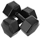 Гантель Enero Composite Dumbs 2x5кг, черный