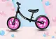 Bicicletă fără pedale Jumi CD-871267, roz/negru