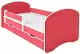 Детская кровать BellaLuni Happy III 90x180см с ящиком/матрасом, розовый