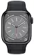 Smartwatch Apple Watch Series 8 41mm, carcasă din aluminiu, curea tip sport midnight