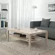 Журнальный столик IKEA Lack 118x78см, беленый дуб