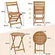 Set mobilă de grădină Costway HW71590, natural