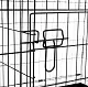 Manej-cușcă pentru animale FunFit Home&Office 3899 XL, negru