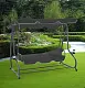 Leagăn de grădină GardenLine KRE3101, antracit