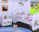 Тумба прикроватная Happy Babies Happy SZN02 Animals And Cars, белый