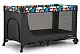 Pat pliabil KinderKraft Joy2 Happy Chapes, negru