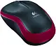Мышка Logitech Wireless Mouse M185, красный