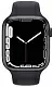 Smartwatch Apple Watch Series 7 45mm, carcasă din aluminiu, curea tip sport midnight