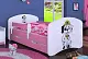 Детская кровать Happy Babies Happy Fire Dog L04 с ящиком 80x160см, белый/розовый