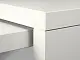 Masă de birou IKEA Malm cu tablie culisantă 151x65cm, alb