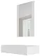 Masă de toaletă Mirjan24 Sinenko/Pafos, alb