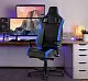 Геймерское кресло Noblechairs Epic Compact NBL-ECC-PU-BLU, черный/синий