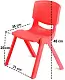 Детский стульчик Turan Fiore Small TRN-048, красный