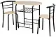 Set masă și scaune Costway HW54057NA, natural/negru