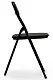 Scaun pliabil Tadar Folding, negru