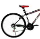Bicicletă Belderia Tec Titan 24, negru/roșu