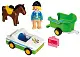 Set jucării Playmobil Car with Horse Trailer