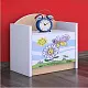 Тумба прикроватная Happy Babies Happy SZN02 Flower And Butterfly, белый/светлая груша на tehnoparc.md Тумба прикроватная Happy Babies Happy SZN02 Flower And Butterfly, белый/светлая груша
