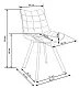 Scaun Halmar K-332, negru/albastru