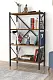 Etajeră Fabulous 4 Shelves Metal, nuc/negru