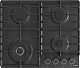 Plită incorporabilă cu gaz Gorenje GW 642 AB, negru