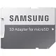 Card de memorie flash Samsung EVO Plus 100 Mb/s microSDXC UHS-I U3 + SD adapter, 128GB