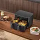 Aerogril Xiaomi Dual Zone Air Fryer 10L, negru