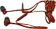 Наушники Panasonic RP-TCM130GER, красный