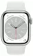 Умные часы Apple Watch Series 8 45мм, корпус из алюминия, спортивный ремешок серебристый