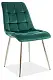 Scaun Signal Chic Velvet, verde/crom