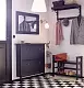 Dulap pentru încălțăminte IKEA Hemnes 4 compartimente 107x101cm, negru-maro