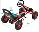 Kart cu pedale Enero Sport Go-Kart 01, roșu pe tehnoparc.md Kart cu pedale Enero Sport Go-Kart 01, roșu
